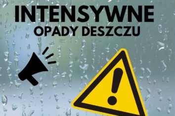 OSTRZEŻENIE METEOROLOGICZNE – intensywne opady deszczu/2 (8-10 lipca 2025)