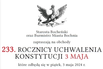 Bocheńskie obchody 233. rocznicy Uchwalenia Konstytucji 3 Maja
