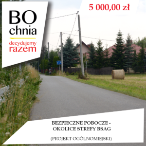 Bezpieczne pobocze – okolice strefy BSAG