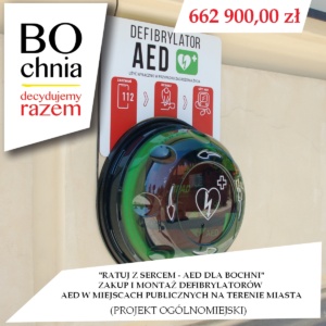 „Ratuj Sercem” – AED dla Bochni