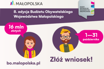 Złóż wniosek w ramach BO Województwa Małopolskiego