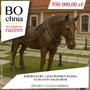 Rzeźba Kuby czyli powrót konia na Planty Salinarne