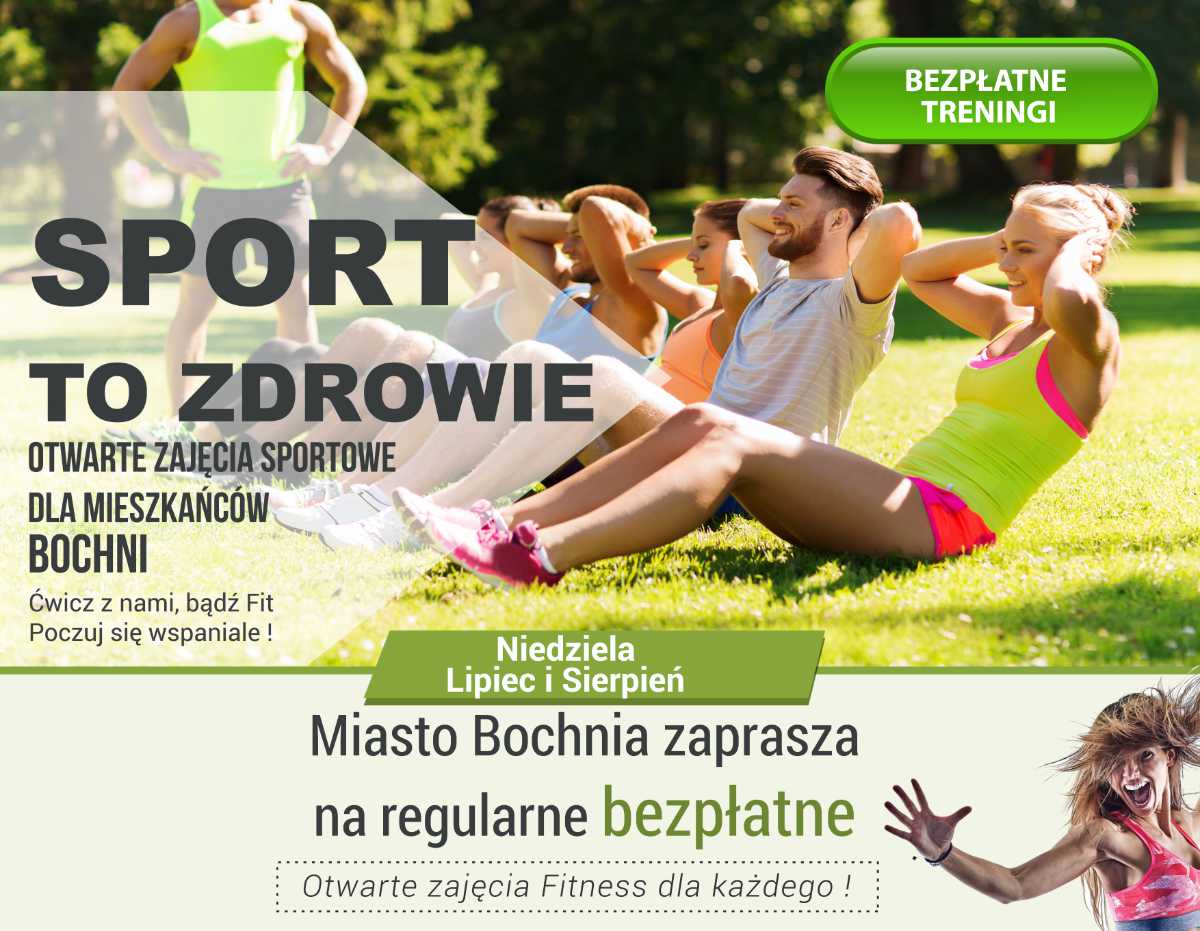 Sport to zdrowie - plakat