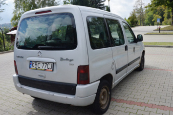 Drugi przetarg ustny nieograniczony na sprzedaż pojazdu Citroen Berlingo