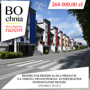 Bezpieczne przejścia dla pieszych na&nbsp;osiedlu Proszowskim – kompleksowe doświetlenie przejść