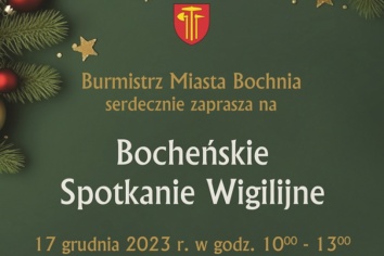 Bocheńskie Spotkanie Wigilijne w najbliższą niedzielę