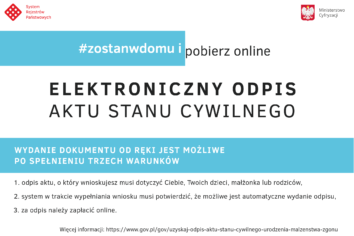 Odpis aktu stanu cywilnego online