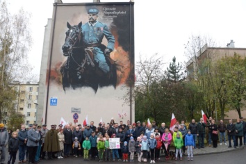 Odsłonięto mural Marszałka Józefa Piłsudskiego