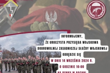 W sobotę przysięga żołnierzy z 6 batalionu dowodzenia