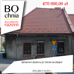 Remont elewacji „Dom Matejki”