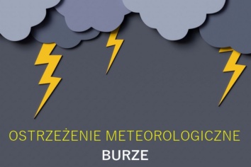 OSTRZEŻENIE METEOROLOGICZNE – burze/1 (8 lipca 2025)