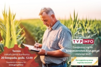 IV Ogólnopolski Konkurs Testowy „Bezpieczny Rolnik, Bezpieczna Wieś”