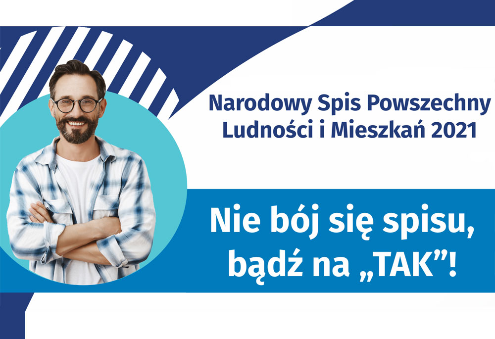 Grafika z tekstem: nie bój się spisu, bądź na tak