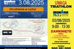 UWAGA! W niedzielę, 3 sierpnia 2025 r. znaczące utrudnienia w ruchu drogowym w Bochni i na DK94