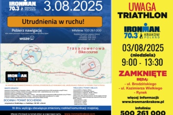UWAGA! W niedzielę, 3 sierpnia 2025 r. znaczące utrudnienia w ruchu drogowym w Bochni i na DK94