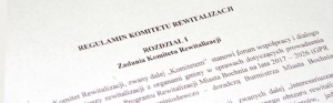 Regulamin Komitetu Rewitalizacji