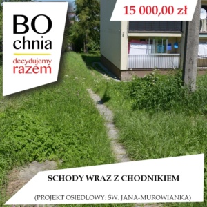 Schody wraz z chodnikiem (os. św. Jana-Murowianka)