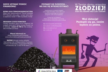 W Twoim domu mieszka złodziej! Kampania na rzecz czystego powietrza w Małopolsce