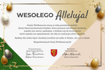 Życzenia świąteczne od władz samorządowych Bochni